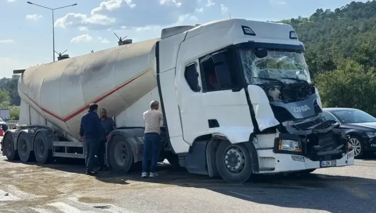 Köroğlu Rampaları’nda Tır Çarpışması: Bir Yaralı!