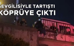 Köprüde intihar girişimi paniğe neden oldu!