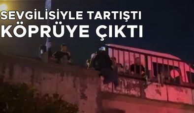 Köprüde intihar girişimi paniğe neden oldu!