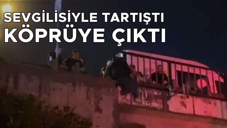 Köprüde intihar girişimi paniğe neden oldu!