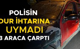 Kovalamaca sonucu 14 yaşındaki sürücü yakalandı!