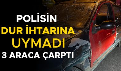 Kovalamaca sonucu 14 yaşındaki sürücü yakalandı!
