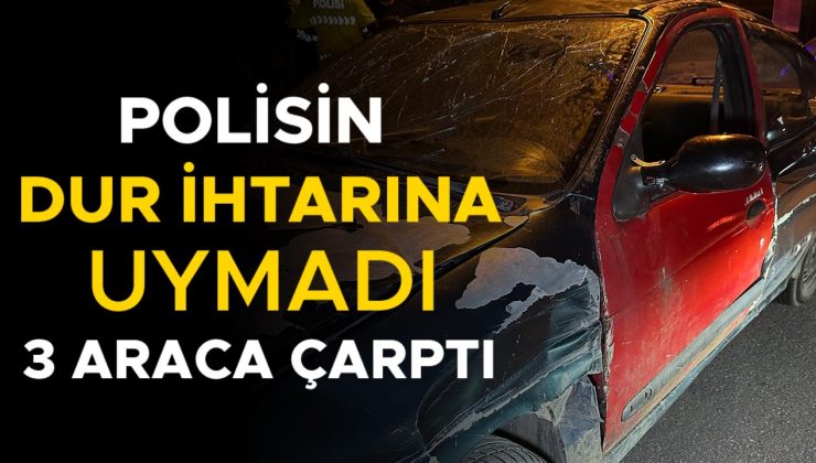 Kovalamaca sonucu 14 yaşındaki sürücü yakalandı!