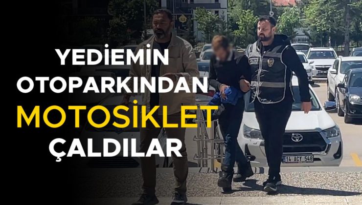 Düzce’de Motosiklet Hırsızları Tutuklandı!
