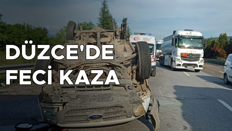 Düzce’de Feci Kaza: Yaralılar Hastaneye Sevk Edildi