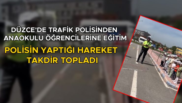 Polislerden Çocuklara Sevgi Dolu Trafik Eğitimi!