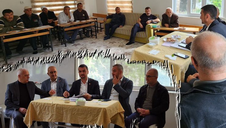 Mustafa Oğuz, Karacaören Köyü’nde Vatandaşlarla Buluştu