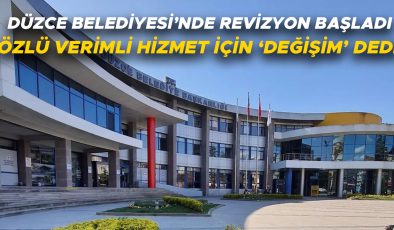 Düzce’de A Takımında Görev Değişikliği Yaşandı!