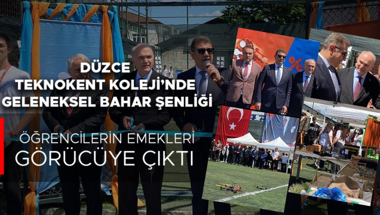 Düzce’de Renkli Bahar Şenliği Coşkusu Yaşandı