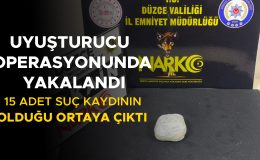 Düzce’de Uyuşturucu Operasyonu: 125 Gram Kokain Ele Geçirildi!