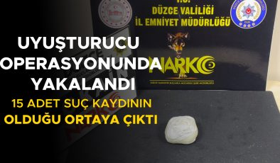 Düzce’de Uyuşturucu Operasyonu: 125 Gram Kokain Ele Geçirildi!