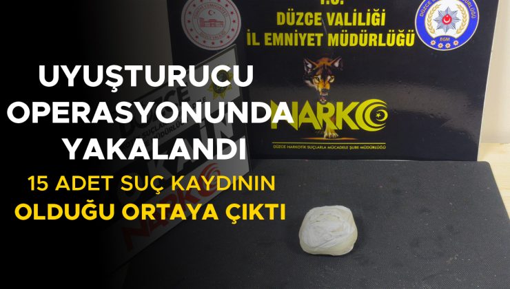 Düzce’de Uyuşturucu Operasyonu: 125 Gram Kokain Ele Geçirildi!