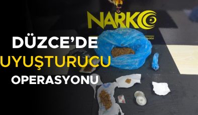 Düzce’de Uyuşturucu Operasyonu: 4 Kişi Tutuklandı!
