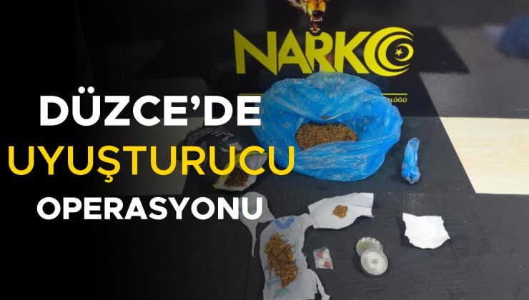 Düzce’de Uyuşturucu Operasyonu: 4 Kişi Tutuklandı!