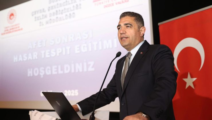 Düzce’de Afet Sonrası Hasar Tespiti Eğitimi Gerçekleşti!