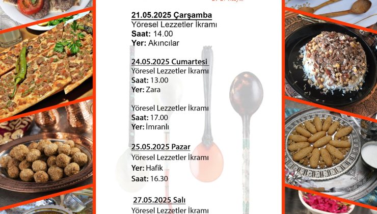 Sivas’ta Türk Mutfağı Haftası Coşkuyla Kutlanıyor!