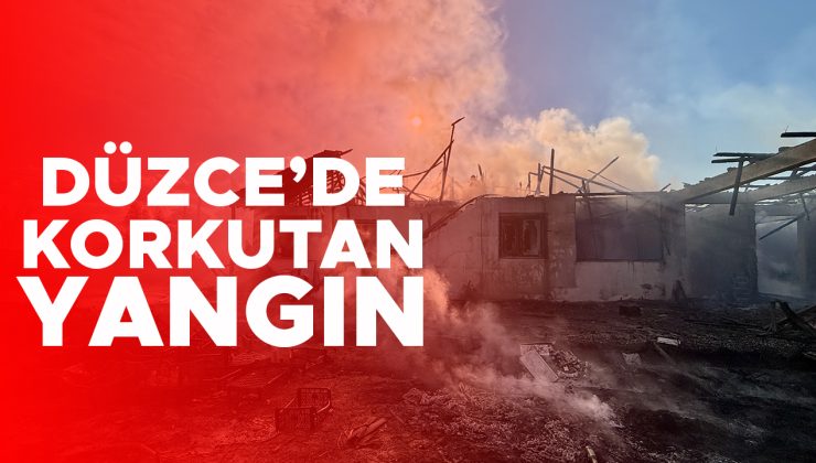 Kızılcık Köyü’nde Yangın: Ev ve Ahır Yandı