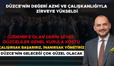 Düzce’nin Gururu: Burhan Özdemir MÜSİAD Başkanı!