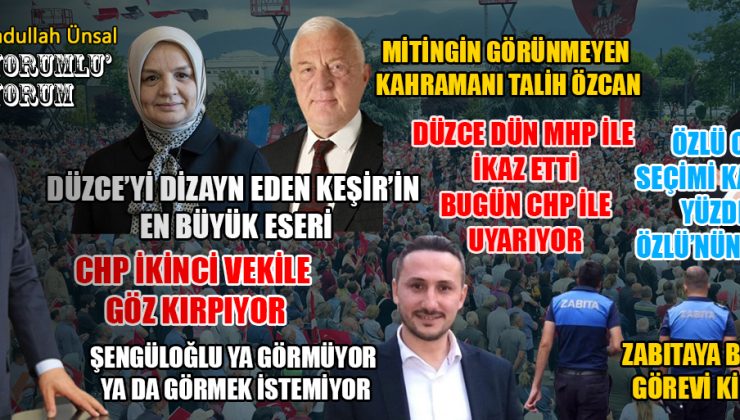CHP’nin Düzce Mitingi: Keşir’in Şengüloğlu Eseri