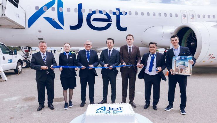 AJet’in İstanbul-Nahçıvan-Gence Hattı Hizmete Girdi!