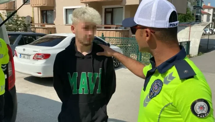 Bolu’da Motosiklet Sürücüsü Tehlikeli Hareketleriyle Tepki Topladı