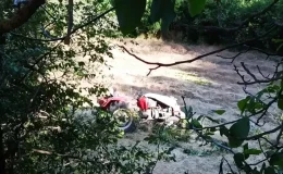 Traktör kazasında sürücü hayatını kaybetti!