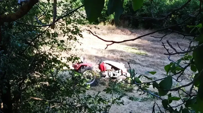 Traktör kazasında sürücü hayatını kaybetti!