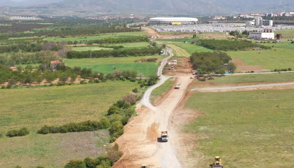 Malatya’da Kuzey Kuşak Yolu’nda Genişletme Çalışmaları Devam Ediyor