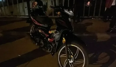 Ehliyetsiz Motosiklet Sürücüsü Kaza Geçirdi, Yaralandı