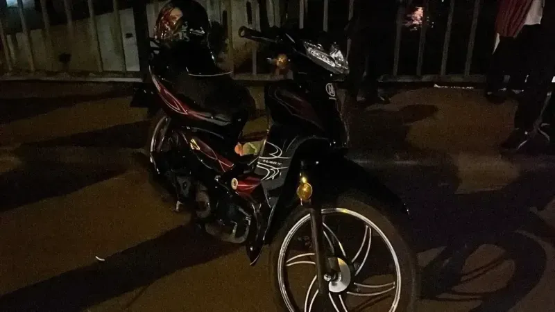 Ehliyetsiz Motosiklet Sürücüsü Kaza Geçirdi, Yaralandı