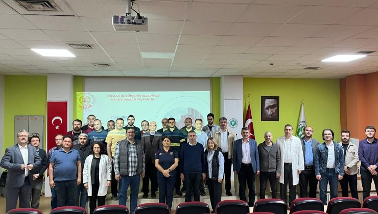 Kocaeli İtfaiyesi Personeline Yangın Eğitimi Verdi
