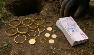 Hırsızlık Olayında Ele Geçirilen Altınlar Bahçede Bulundu!