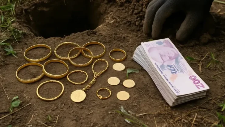 Hırsızlık Olayında Ele Geçirilen Altınlar Bahçede Bulundu!