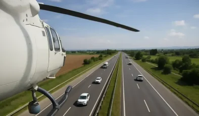 Bolu’da Trafik Güvenliği İçin Hava Denetimleri Başladı!