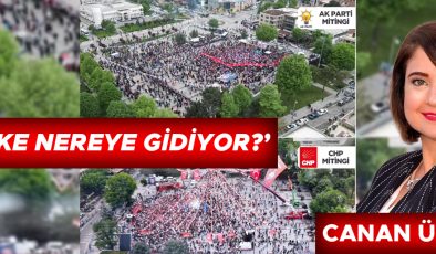 Düzce Mitinginde Siyasi Çekişme Gözleri Doldurdu!