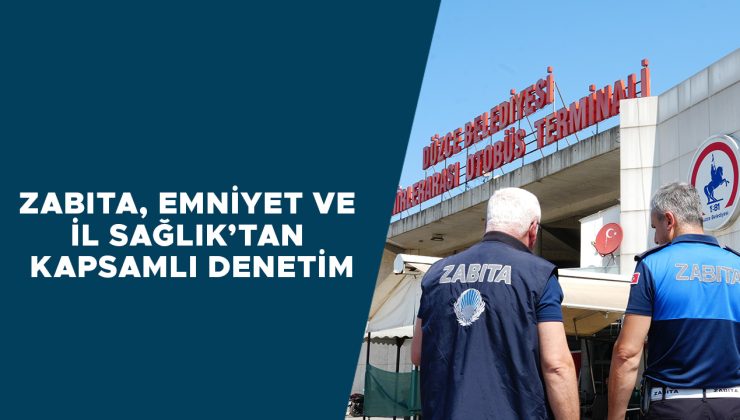 Düzce’de Otogar Denetimleriyle Kurallar Hatırlatıldı