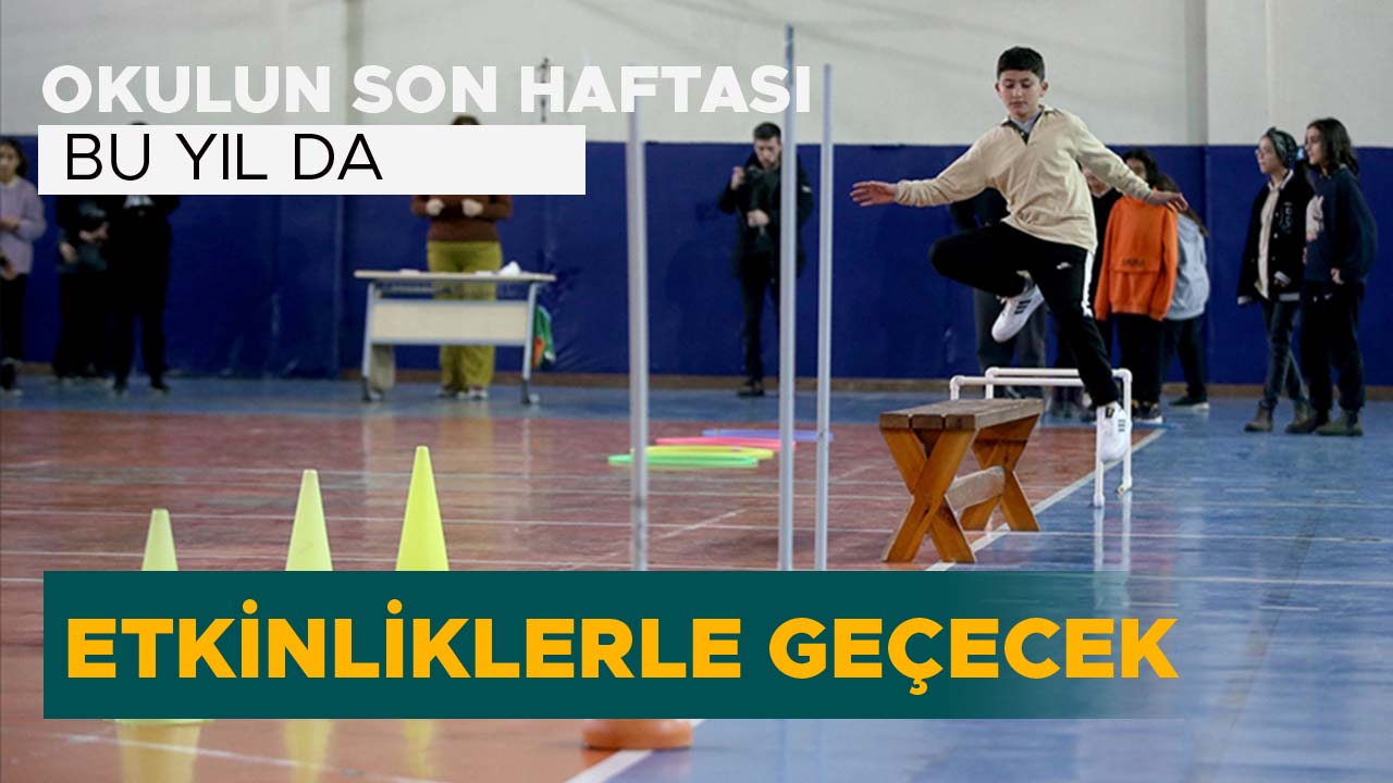Dönem Sonu Faaliyet Haftası Yeniden Başlıyor!