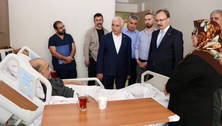 Vali Kızılkaya’dan Hastalar İçin Geçmiş Olsun Ziyareti