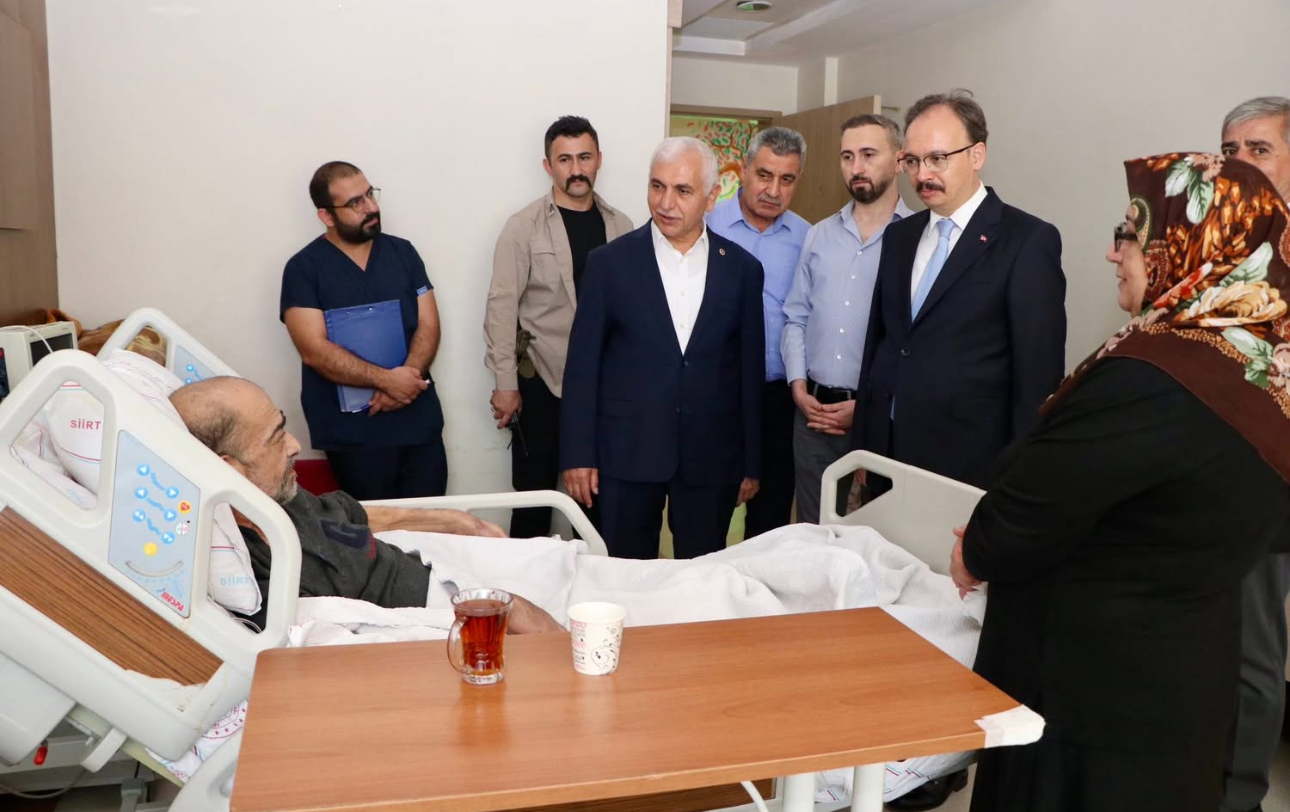 Vali Kızılkaya’dan Hastalar İçin Geçmiş Olsun Ziyareti