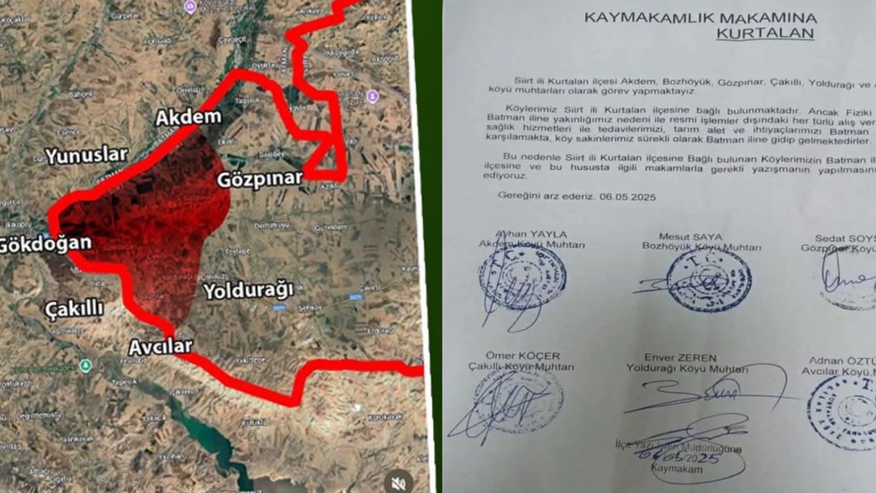 Siirt köyleri Batman’a bağlanma talebinde bulundu!