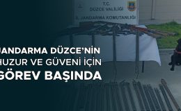 Düzce’de Jandarma Uyuşturucu ve Silah Operasyonları Düzenledi!
