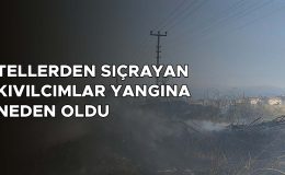 Yüksek Gerilim Hattı Yangına Neden Oldu!