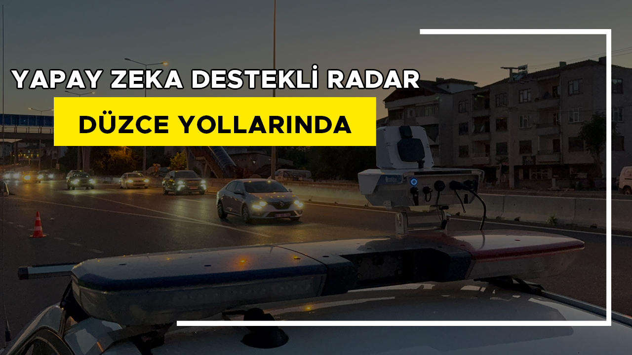 Düzce’de Trafik Denetimleri Yapay Zeka İle Güçlendi!