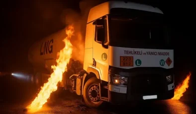 Gaz Tankeri Yangını, Facia Öncesi Kontrol Altına Alındı!