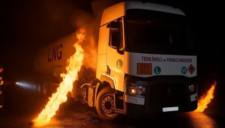 Gaz Tankeri Yangını, Facia Öncesi Kontrol Altına Alındı!