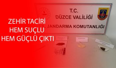 Düzce’de Uyuşturucu Tacirine Jandarmadan Operasyon!