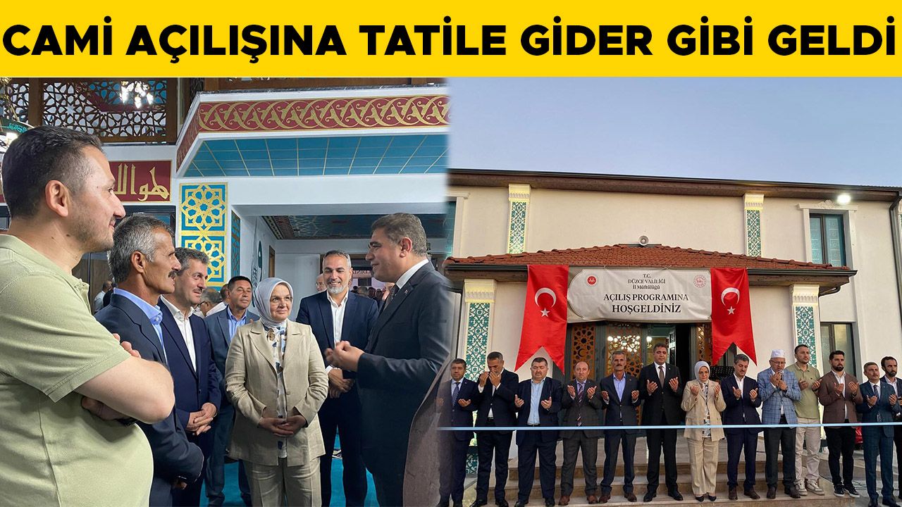 Spor Kıyafetiyle Açılışa Katılan İl Başkanı Tepki Çekti