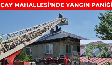 Çay Mahallesi’nde Sabah Yangını Korkuttu