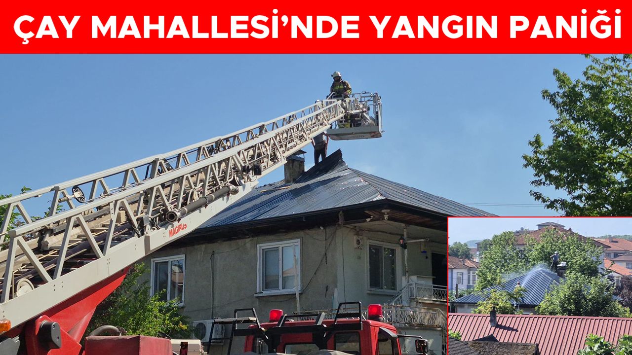 Çay Mahallesi’nde Sabah Yangını Korkuttu