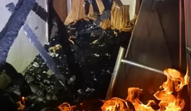 Mudurnu’da Yangın Panik Yarattı, Evi Küle Çevirdi